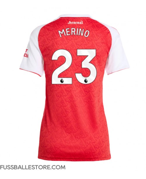 Günstige Arsenal Mikel Merino #23 Heimtrikot Damen 2025-26 Kurzarm Günstige Arsenal Mikel Merino #23 Heimtrikot Damen 2025-26 Kurzarm